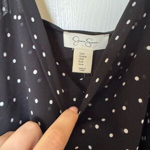 Jessica Simpson Black Polka Dot dress
